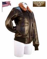 Blouson aviatrice cuir - aviatrice, g-1