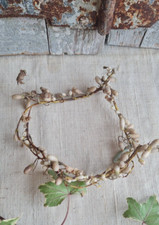ANCIENNE PETITE COURONNE DE MARIEE FLEURS EN CIRE