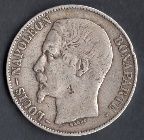 Monnaie ecu francs argent - /,