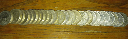 Lot argent pièces 5 - lot,