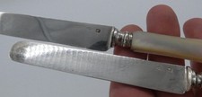 Lot couteaux Argent massif