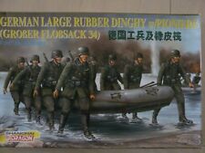 Maquette 1/35 DRAGON Ref 6109 German Large Rubber Dinghy w/Pioniere