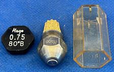 HAGO 0.75 80°B Solid GICLEUR Buse brûleur CHAUDIERE fuel fioul Mazout Danfoss