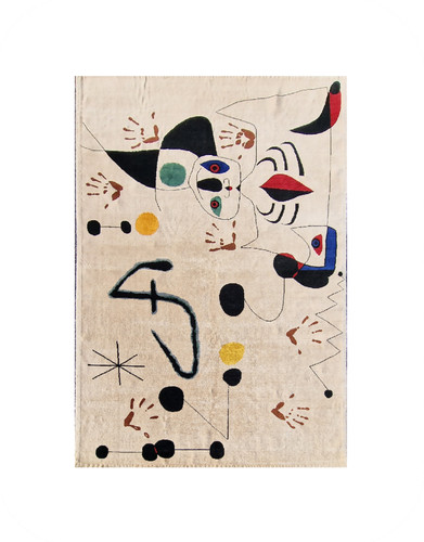 Tapis joan miro femme - tapis,