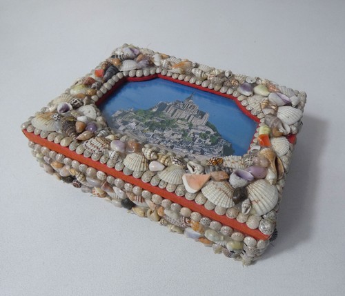 Boite bijoux coquillages - bijoux, en