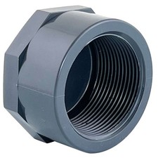 Bouchon PVC pression taraudé