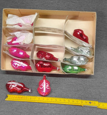 RARE une Anciennes décoration de Noël en verre soufflée VIOLON couleur au choix