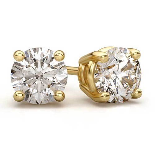 Boucles oreilles diamant - boucles, en