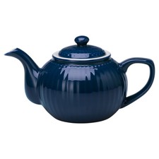 Greengate Théière Alice Bleu Pot 1 Litre Tous les Jours Vaisselle Sombre