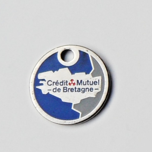 Jeton caddie métal crédit - de,