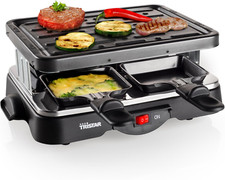Raclette – Avec Plaque Gril – 4 Poêlons – Pour 4 Personnes – Revêtement Antiadhé
