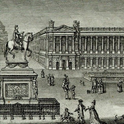 Paris vue animée colonnade - vue,
