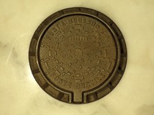 Cendrier plaque égout - cendrier,