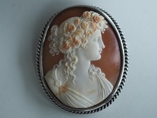 GRAND CAMEE ANCIEN ARGENT