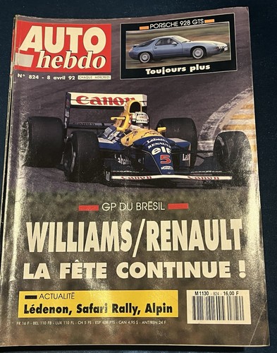 Auto hebdo autohebdo - hebdo, 824
