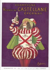 AD PUBLICITE CHAMPAGNE DE CASTELLANE CAPPIELLO ANNEES 50