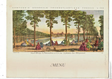 MENU Paquebot COLOMBIE 19