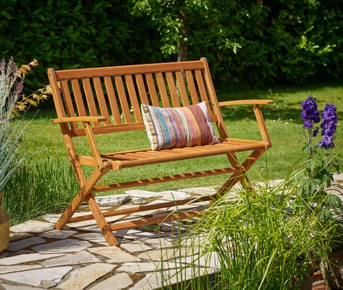 Banc jardin pliable bois - pliable,