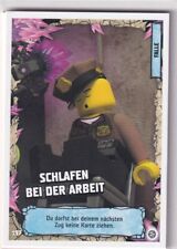 Lego ninjago Série 8 TCG Carte Numéro 197 Sommeil à La Travail