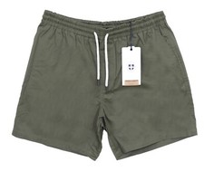 Bermuda  short kaki taille élastique Marine de Savoie Homme Leon Short