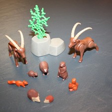 PLAYMOBIL ANIMAUX DE LA MONTAGNE BOUQUETINS MARMOTTES ECUREUILS …
