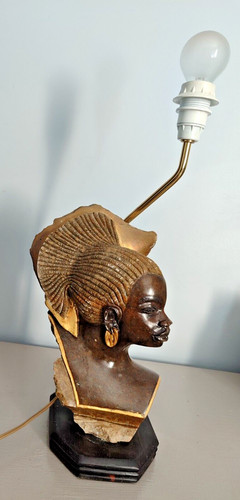 Lampe statue pierre marbre - de,