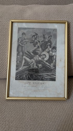 Gravure religieuse ancienne