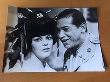 HENRI SALVADOR et MIREILLE MATHIEU - PHOTO DE PRESSE ORIGINALE 13x18cm