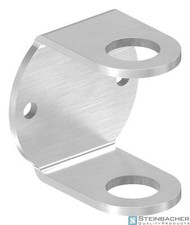 Fixation murale en acier inoxydable pour poteaux de balustrade 33,7mm, 101x100x6