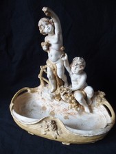 groupe angelot ancien /porcelaine royal dux bohemia