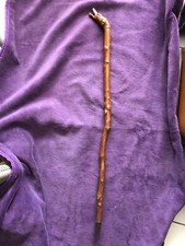 artisanat de tranchée - canne de poilu - tête de lévrier