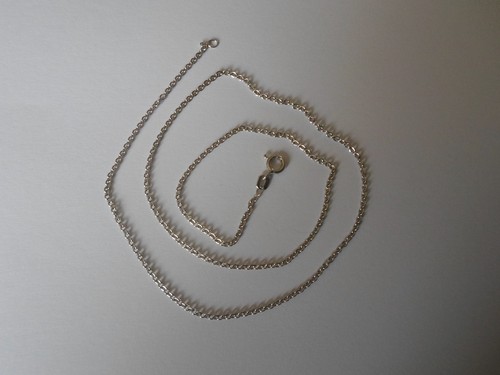 Chaîne argent massif - en,