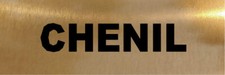 CHENIL Plaque de porte en