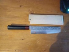 Couteaux Japonais Iseya VG10 33 layers damascus Usuba en très bon état