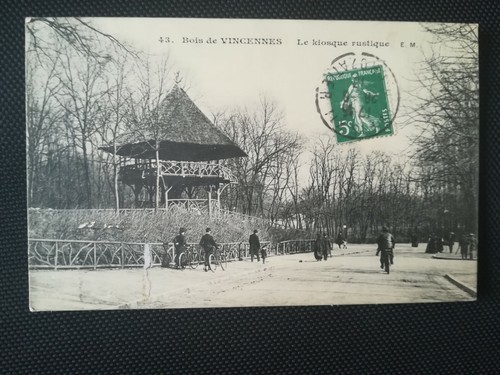 Cpa paris bois de - 75,