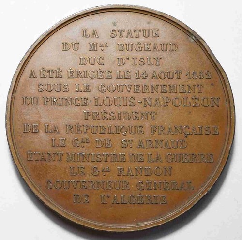Algerie tres rare medaille - algerie, :