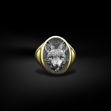 Bague chevalière homme 3D