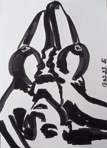 Dessin original érotique