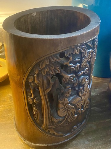 Bitong porte pinceaux bois - bitong, dur