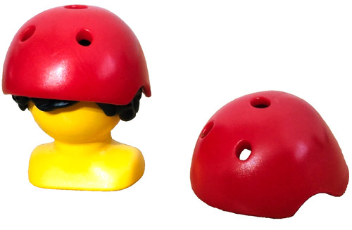 Playmobil casque rouge - casque,