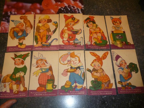 Image chromo carte bledine - la,