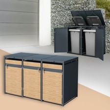 Cache-poubelle jardin abri