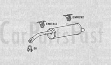 EXPG6125 Silencieux Arrière Citroën C3 Picasso 1.6 Diesel MPV 05/2009 À 03/2011