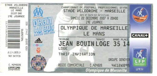 Billet place om olympique - ,