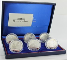 Coffret 6 x 100 Francs Liberté Retrouvée - 1993-1994 - Argent - Sans certificat