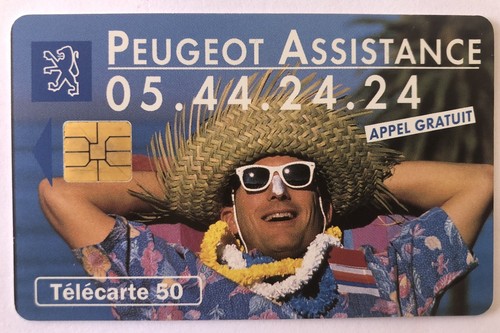 Télécarte peugeot assistance - peugeot,