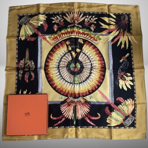 Hermes carre brazil silk - 90,