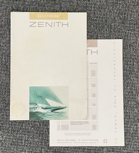 Zenith rainbow prospectus - prospectus, &
