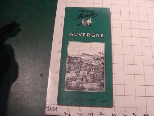 Vintage michelin guide - michelin, w