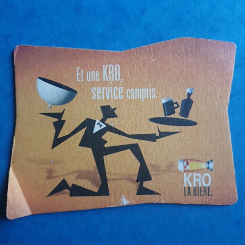 Sous bock kronenbourg kro - bock,